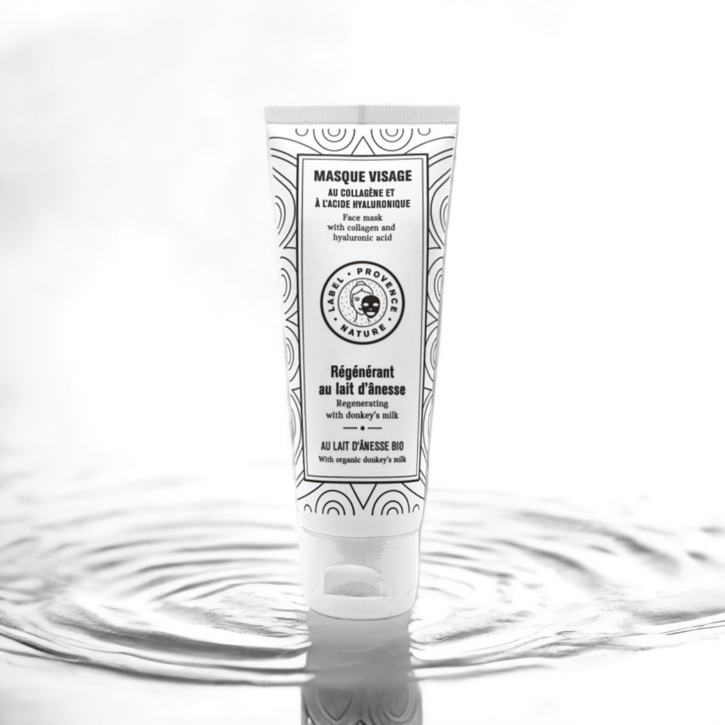 Ekologiška regeneruojanti veido kaukė su asilių pienu 120ml
