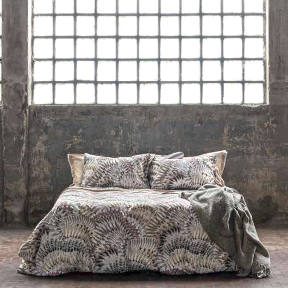 King Size Tinginio Antklodė®–lovatiesė 260 × 270 cm Enrico Pilkas Vakaras, pagaminta Italijoje