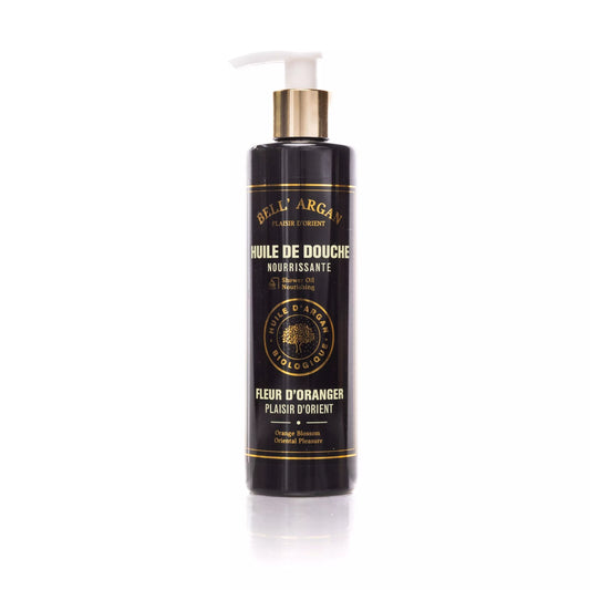 Drėkinantis kūno prausiklis su Asilės pienu, Monoi ir 2 ekologiškais aliejais, Apelsinų gėlės aromatas (fleur d'oranger) – 250ml