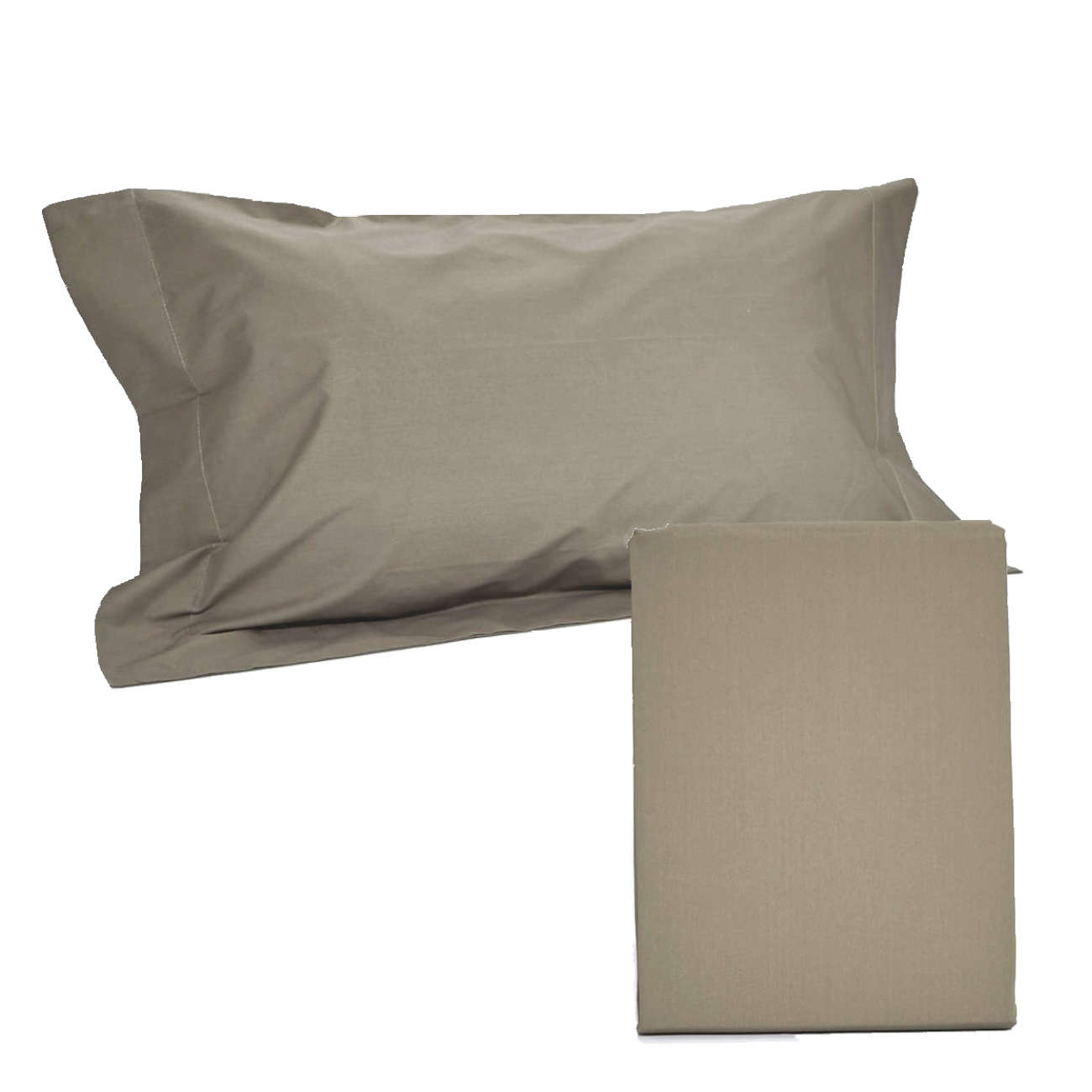 Dvigulis Viešbutinio Premium perkelio patalynės komplektas 200x200cm + pagalvės užvalkalas 50x80cm- spalva Žemiška - Pagaminta Italijoje