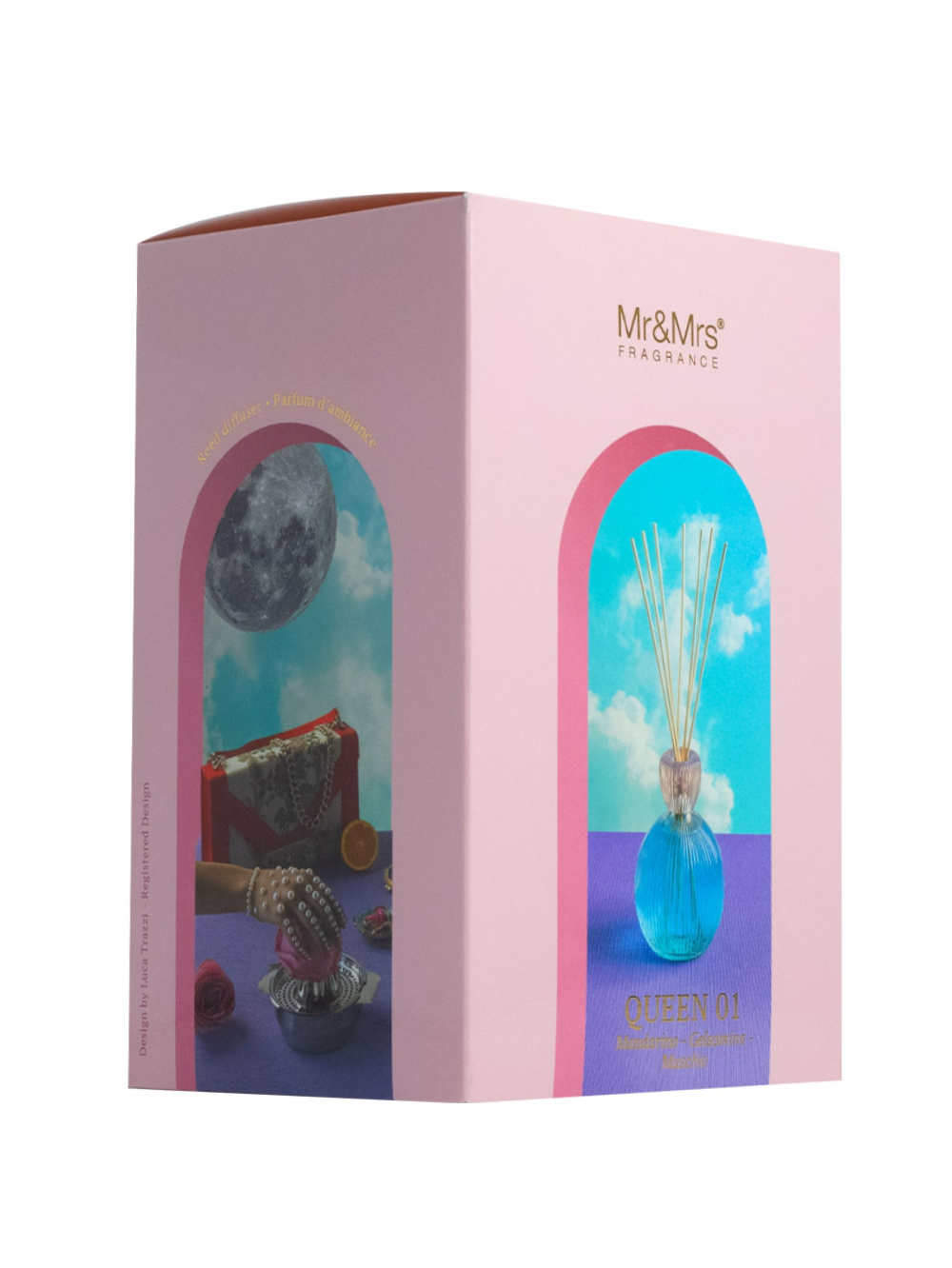 Parfumuotas Namų Kvapas Mr&Mrs QUEEN 01 - CITRUS MUSK Difuzorius 500 ml