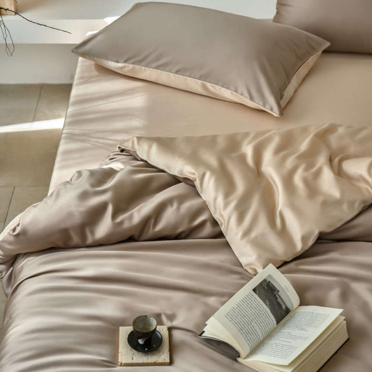 VEGANIŠKAS ŠILKAS: KUO YPATINGI TENCELIO PATALYNĖS KOMPLEKTAI?