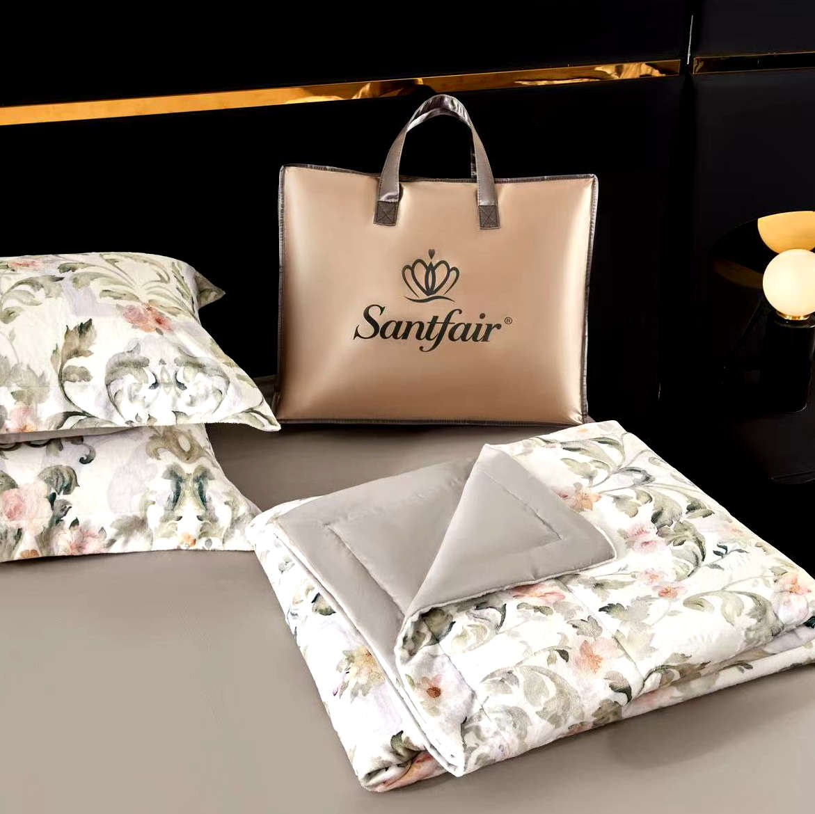 Neįvelkama žieminė patalynė Šviesūs Ornamentai dvigulei lovai