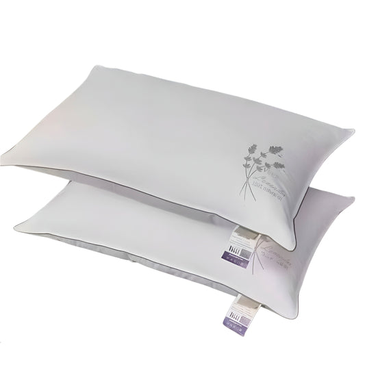Antialerginė pagalvė su levandų aromatu 50x70 iš Egipto medvilnės – Indecori