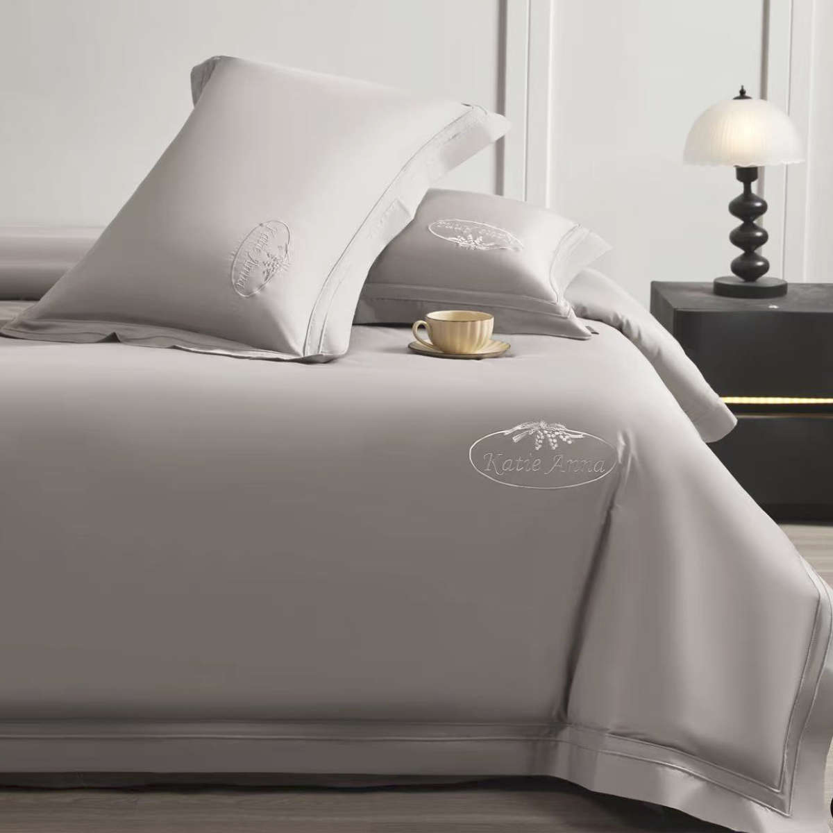 Viengulė Tinginio Patalynė iš Egipto medvilnės su šilko antklode