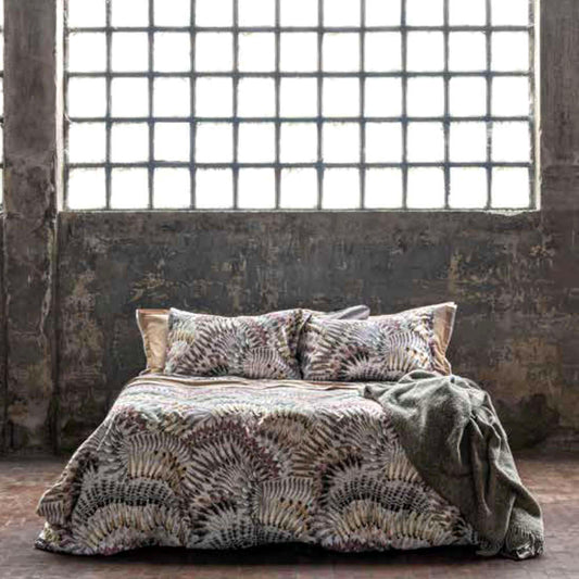 King Size Tinginio Antklodė®–lovatiesė 260 × 270 cm Enrico Pilkas Vakaras, pagaminta Italijoje
