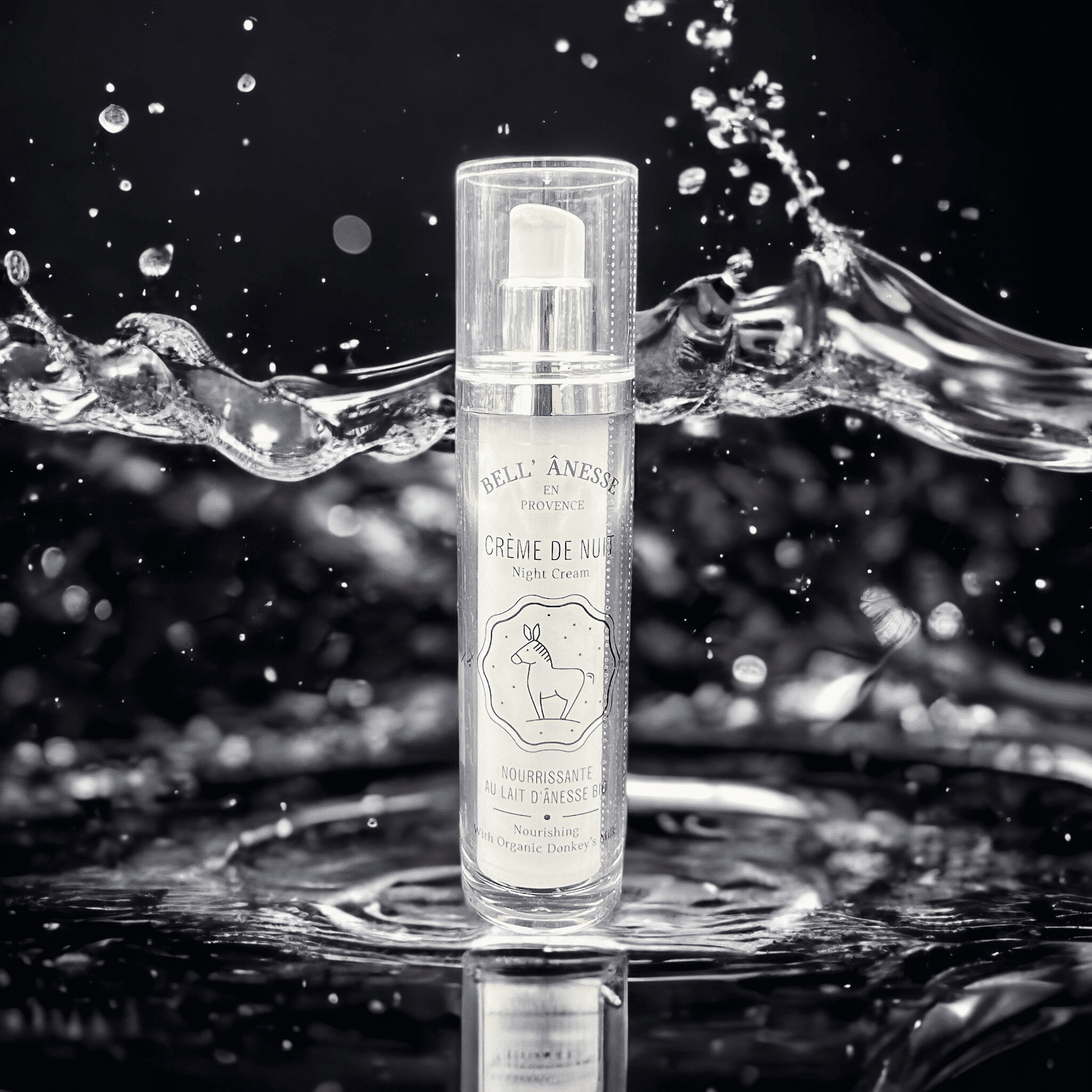 Naktinis veido kremas su ekologišku asilės pienu Label Provence Nature 50ml
