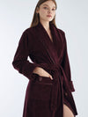 BAMBUKINIS CHALATAS "ROYAL BURGUNDY"